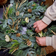 Load image into Gallery viewer, Christmas Wreath Making Workshop - Various Dates