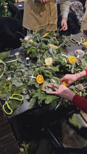 Load and play video in Gallery viewer, Christmas Wreath Making Workshop - Various Dates
